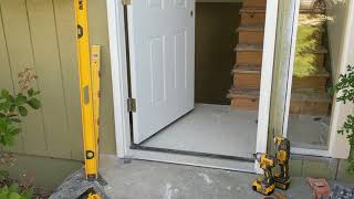 Jeld Wen Front Door Installation  Really crappy products and craftsmanship PART 1 [upl. by Augusta414]