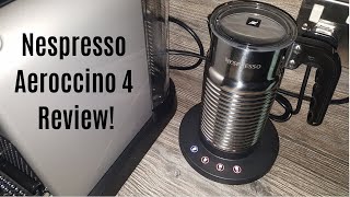 Nespresso Aeroccino 4 Milk Frother Review  Worth upgrading from the Aeroccino 3 [upl. by Thetes]