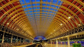 A Walk Around Londons Paddington Railway Station [upl. by Llerrud]