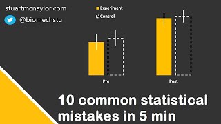 Ten Statistical Mistakes in 5 Min [upl. by Ahsinit]