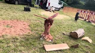 A fabulous range of wooden sculpture at Caerleon festival 2024 [upl. by Pedroza252]