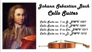 Johann Sebastian Bach  Cello suites in 432 Hz great for reading or studying [upl. by Rahs]