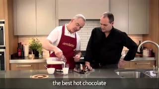 How to make a hot chocolate using an aerolatte milk frother [upl. by Ludovika61]